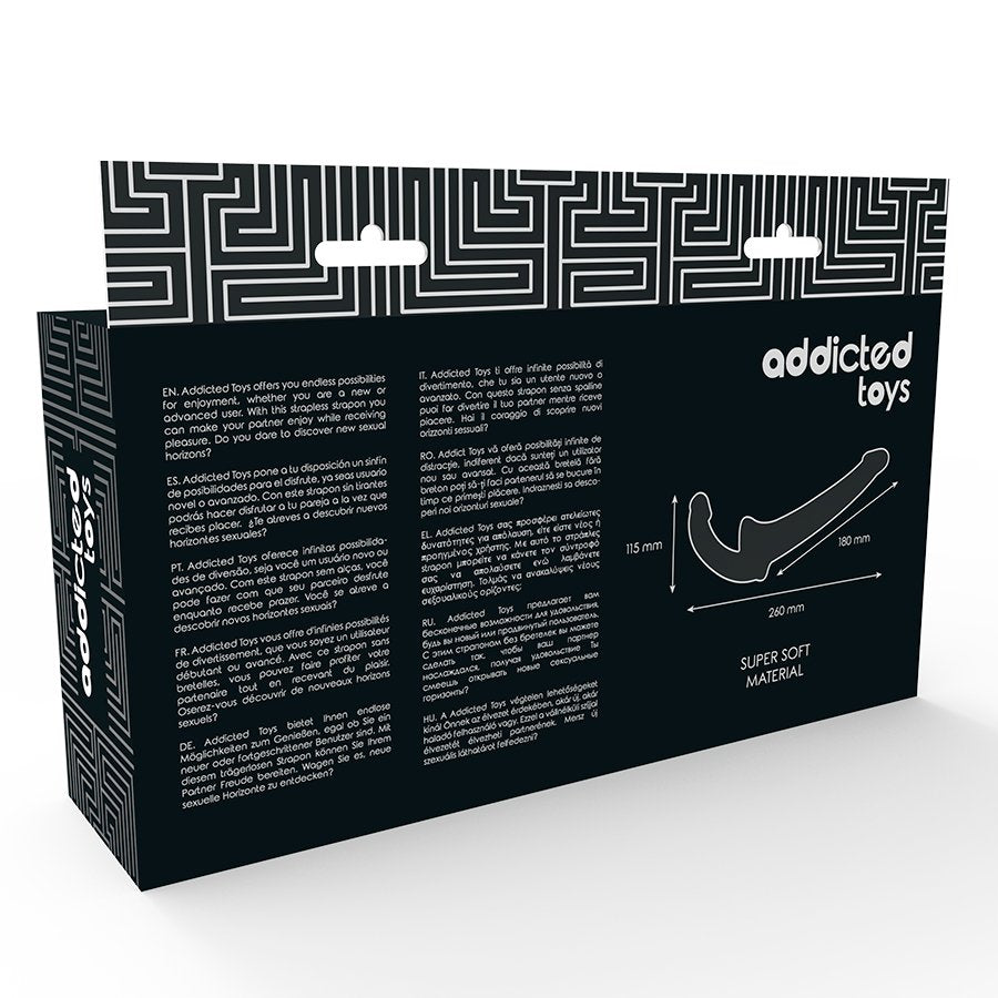 ADDICTED TOYS - DILDO WITH RNA S WITHOUT SUBJECTION BLACK - KontjeKietelen.nl