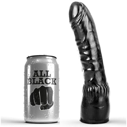 ALL BLACK - DILDO BLACK REALISTIC 20 CM - KontjeKietelen.nl