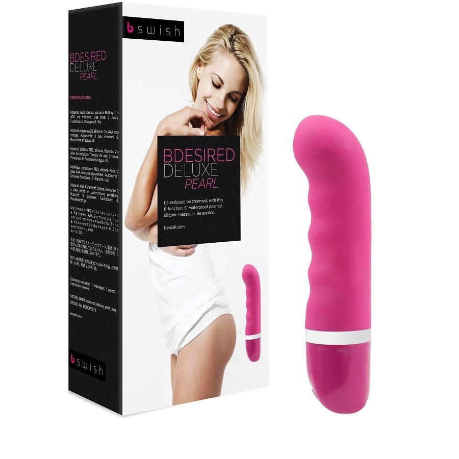 B Swish - bdesired deluxe pearl vibrator roze - KontjeKietelen.nl