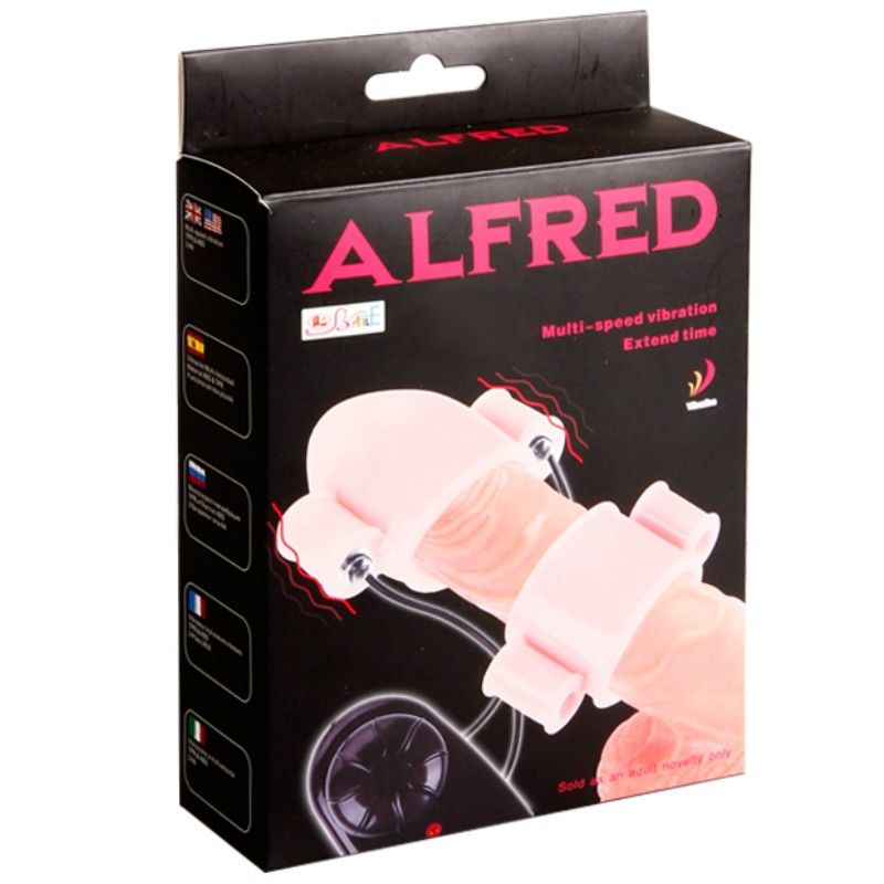 BAILE - ALFRED PENIS VIBRATOR COVERS WITH CONTROL - KontjeKietelen.nl