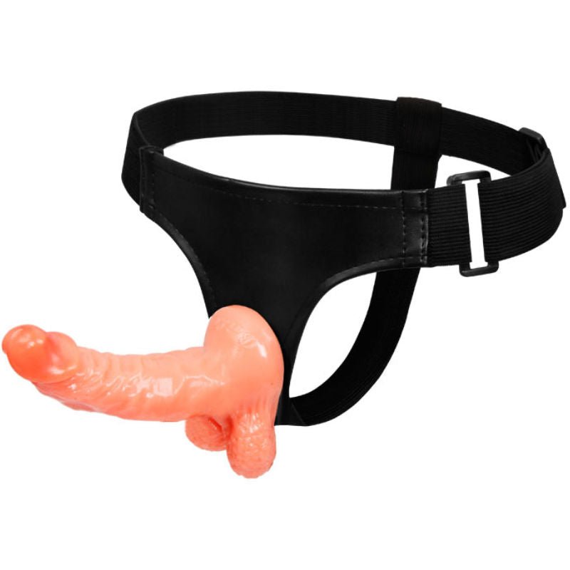 BAILE - HARNESS WITH REALISTIC PENIS AND ULTRA PASSIONATE ADJUSTABLE PANTIES 15.5 CM - KontjeKietelen.nl