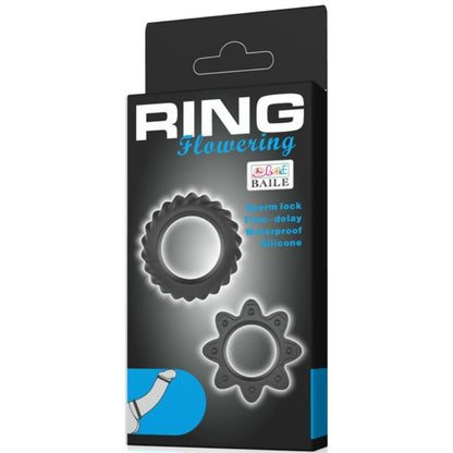 BAILE - KIT 2 RING FLOWERING SILICONE RINGS - KontjeKietelen.nl