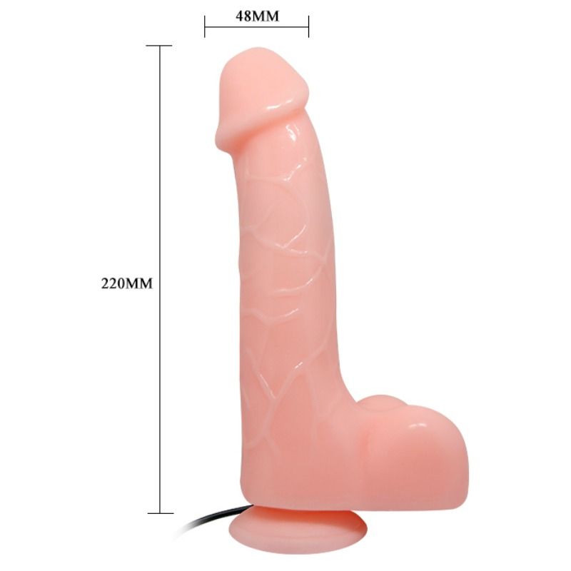 BAILE - NATURAL BARBARA REALISTIC VIBRATOR 22 CM - KontjeKietelen.nl