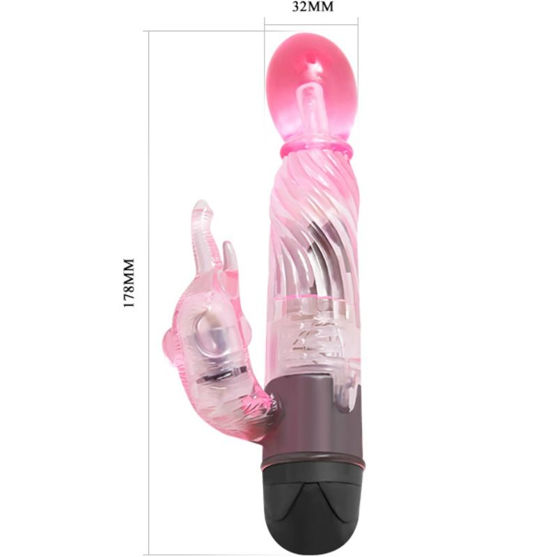 Baile - Vibrator met roze konijn, 10 standen - KontjeKietelen.nl