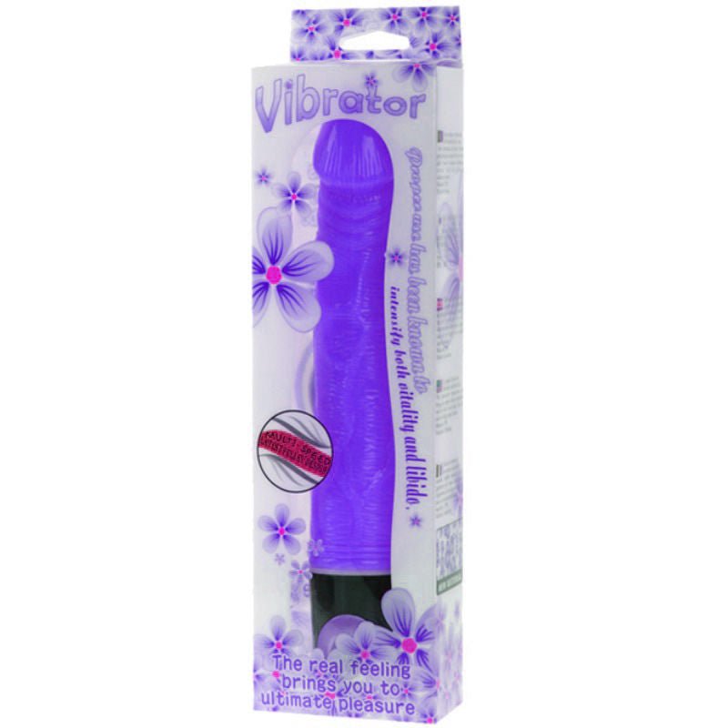 BAILE - VIBRATOR MULTISPEED 21.5 CM PURPLE - KontjeKietelen.nl