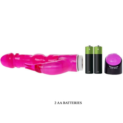 Baile - Waves of Pleasure Fantasy Vibrator met Rabbit 23 cm - KontjeKietelen.nl