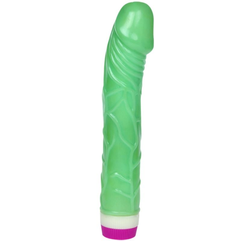 BAILE - WAVES OF PLEASURE VIBRATOR 23 CM GREEN - KontjeKietelen.nl