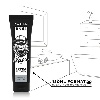 Black Hole - Water base gel anale dilatatie 150 ml - KontjeKietelen.nl