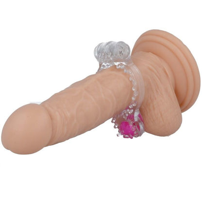 CASUAL LOVE - RING VIBRATING DOUBLE PLEASURE TRANSPARENT - KontjeKietelen.nl