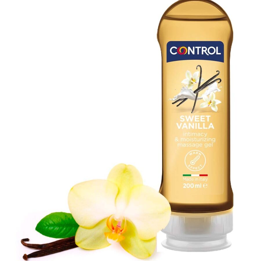 CONTROL - 2 EN 1 MASSAGE & PLEASURE MADAGASCAR SWEETNESS 200 ML - KontjeKietelen.nl