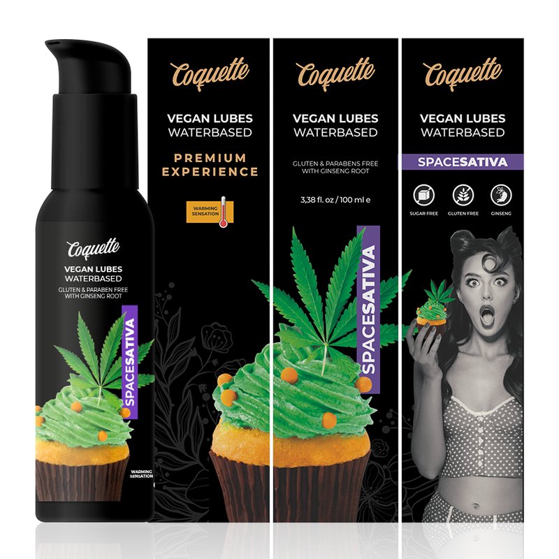 Coquette Chic Desire - Premium Experience Vegan Space Sativa Lubricant 100 ml Coquette Chic Desire - Premium Experience Vegan Space Sativa Glijmiddel 100 ml - KontjeKietelen.nl