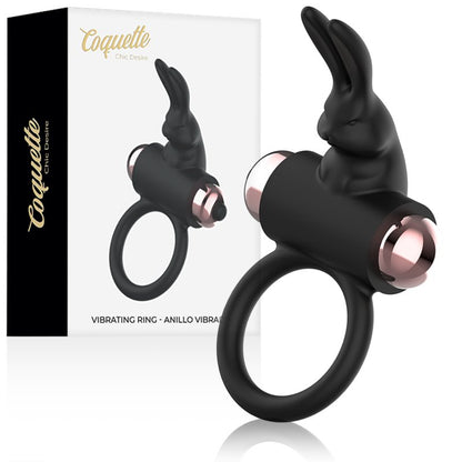 Coquette Toys - Cockring met vibrator zwart/goud - KontjeKietelen.nl