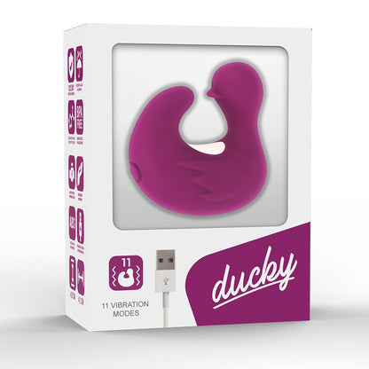 CoverMe - Duckymania Oplaadbare Siliconen Stimulerende Eend Thimble - KontjeKietelen.nl