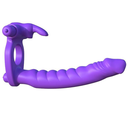 Fantasy C-Ringz - Silicone Dubbele Vibrator Konijn - KontjeKietelen.nl