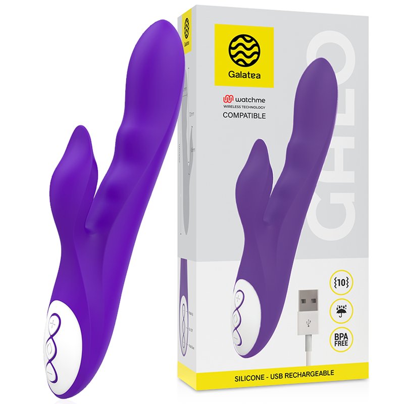 Galatea - Galo Lilac Vibrator Compatible with WatchMe Wireless Technology - KontjeKietelen.nl