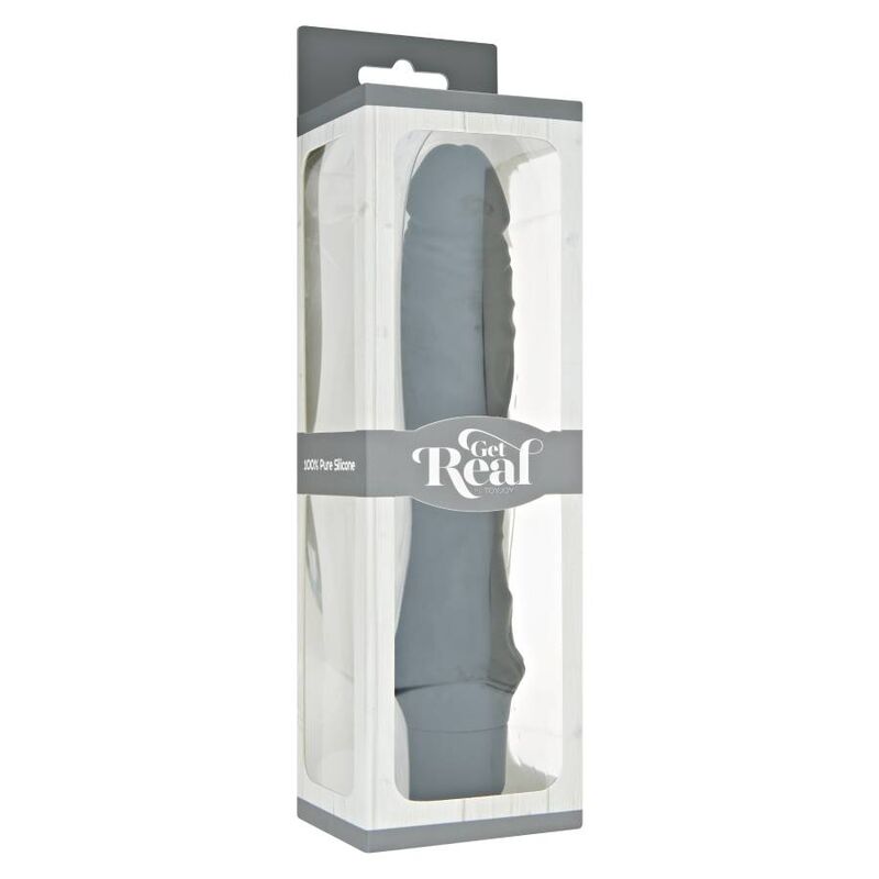 GET REAL - CLASSIC LARGE BLACK VIBRATOR - KontjeKietelen.nl