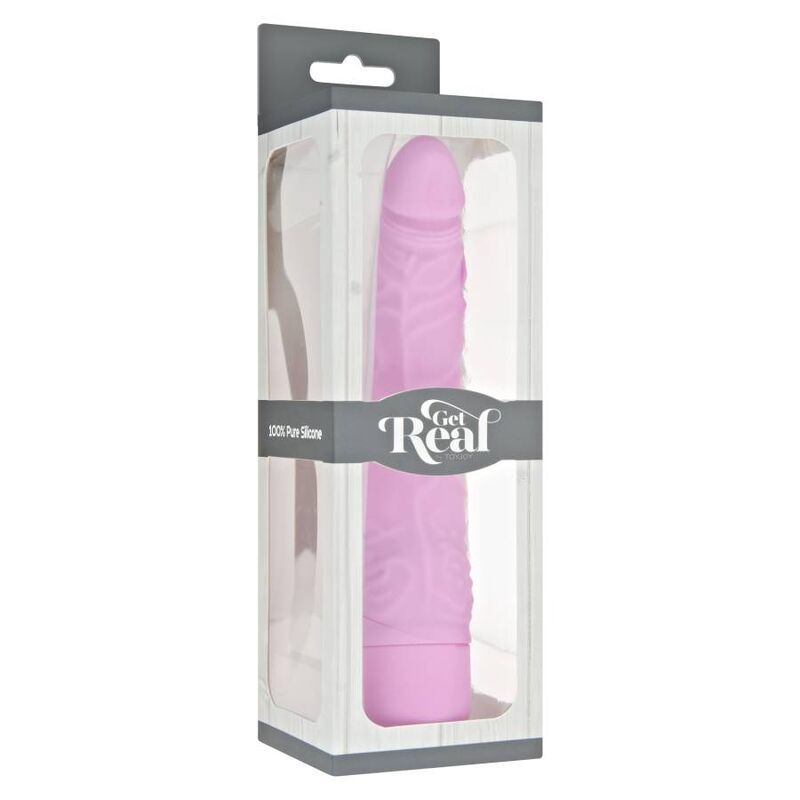 GET REAL - CLASSIC SLIM VIBRATOR PINK - KontjeKietelen.nl