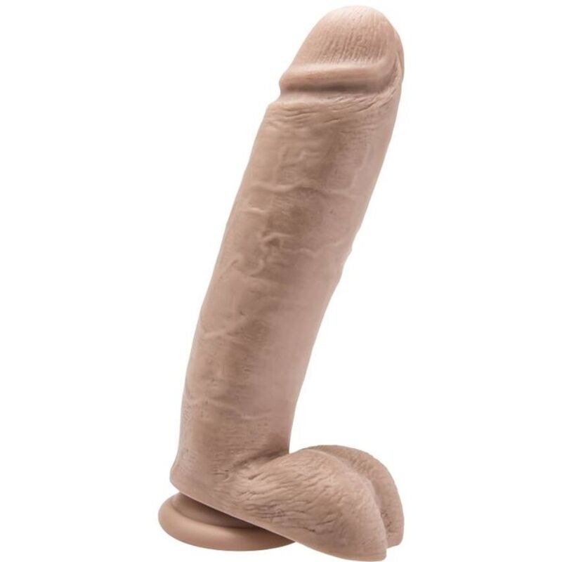 Get Real - Dildo 25,5 cm met ballen huid - KontjeKietelen.nl