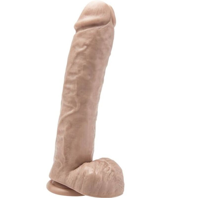 Get Real - Dildo 28 cm met ballen skin - KontjeKietelen.nl