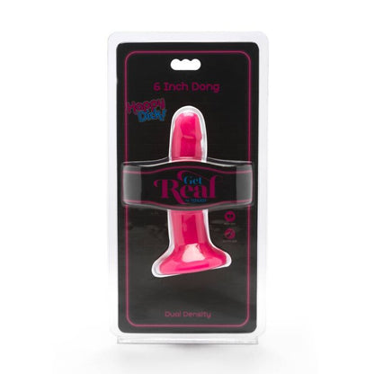 GET REAL - HAPPY DICKS DONG 12 CM PINK - KontjeKietelen.nl