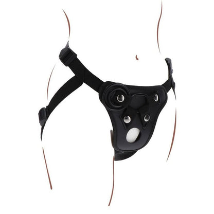 GET REAL - STRAP-ON PLEASURE HARNESS BLACK - KontjeKietelen.nl