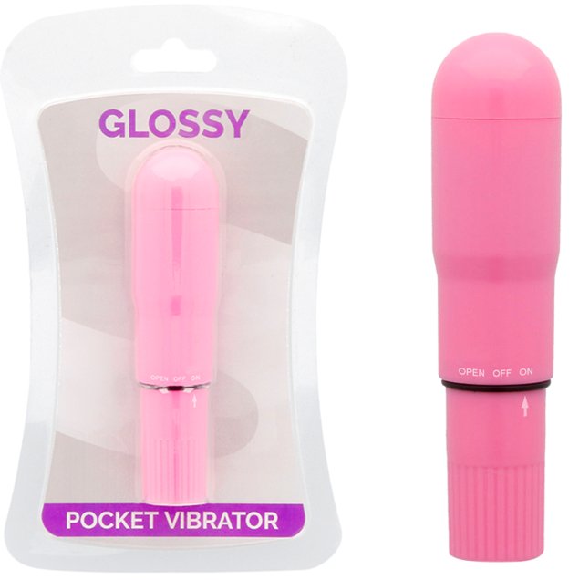 Glossy - pocket vibrator deep rose - KontjeKietelen.nl