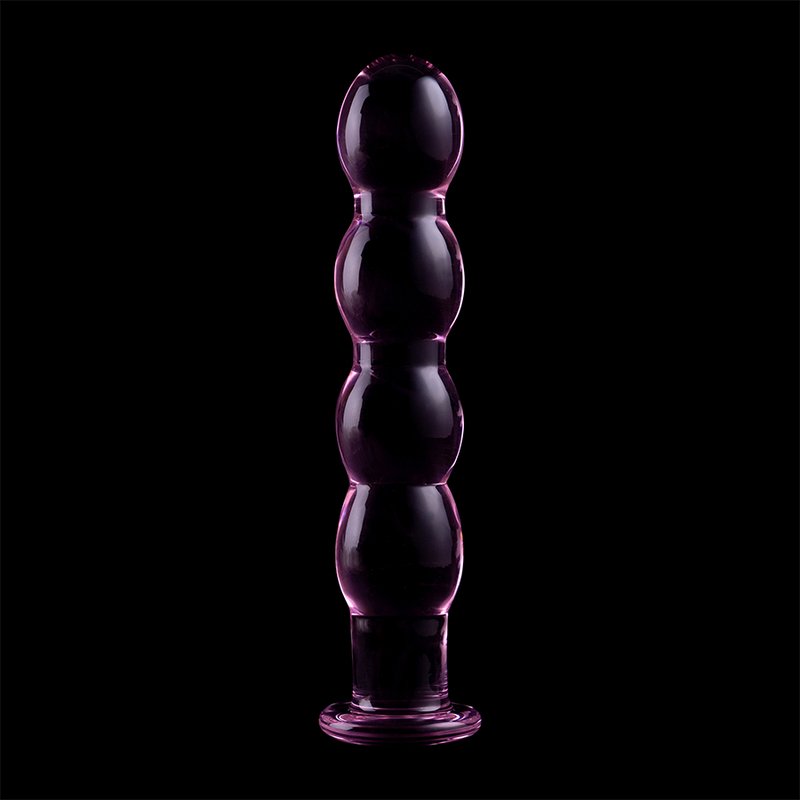 Ibiza - Dildo Borosilicaatglas 16.5 x 3.5 cm Roze - KontjeKietelen.nl