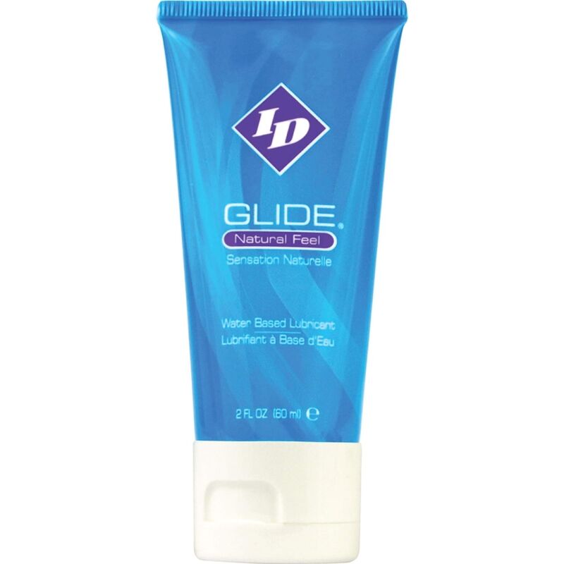 ID GLIDE - WATER BASED LUBRICANT ULTRA LONG LASTING TRAVEL TUBE 60 ML - KontjeKietelen.nl