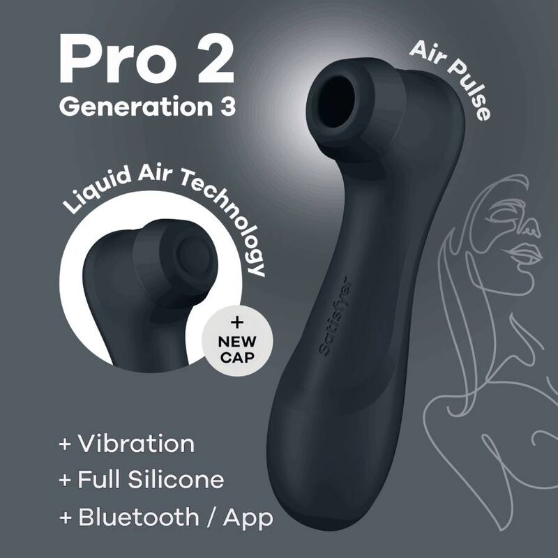 Satisfyer - Pro 2 Gen 3 Zwart Bluetooth & App