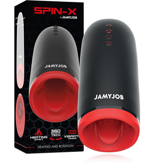 Jammyjob - Spin-X verwarmende en roterende masturbator