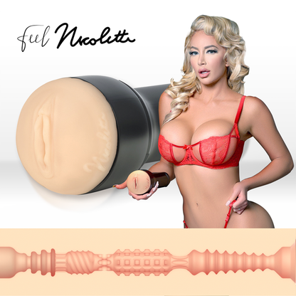 Kiiroo - Keon + Feel Nicolette Shea Stroker + Aqua Quality Lubricant 50 ml