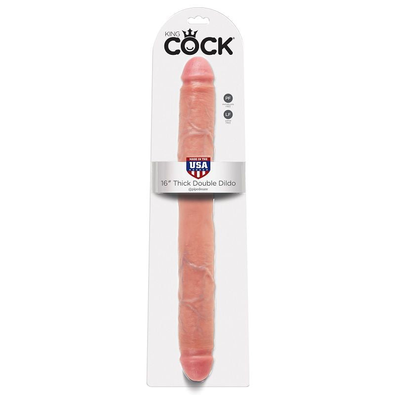 King Cock - dikke dubbele dildo 40,6 cm