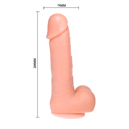 Baile - realistische dildo met vibratie en rotatie 20 cm