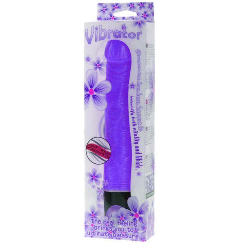 Baile - vibrator multispeed 21.5 cm paars