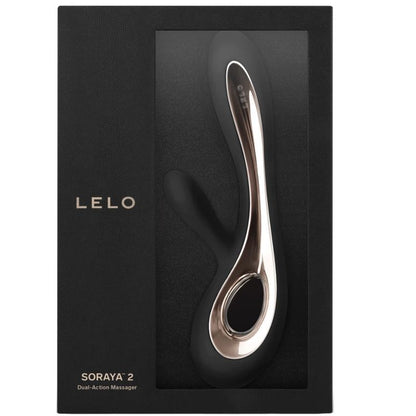 Lelo - Soraya 2 zwarte konijnen vibrator