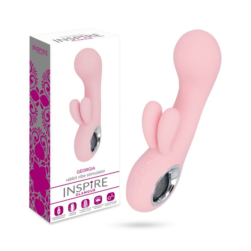 Inspire Glamour - Georgia Vibrator Roze - KontjeKietelen.nl