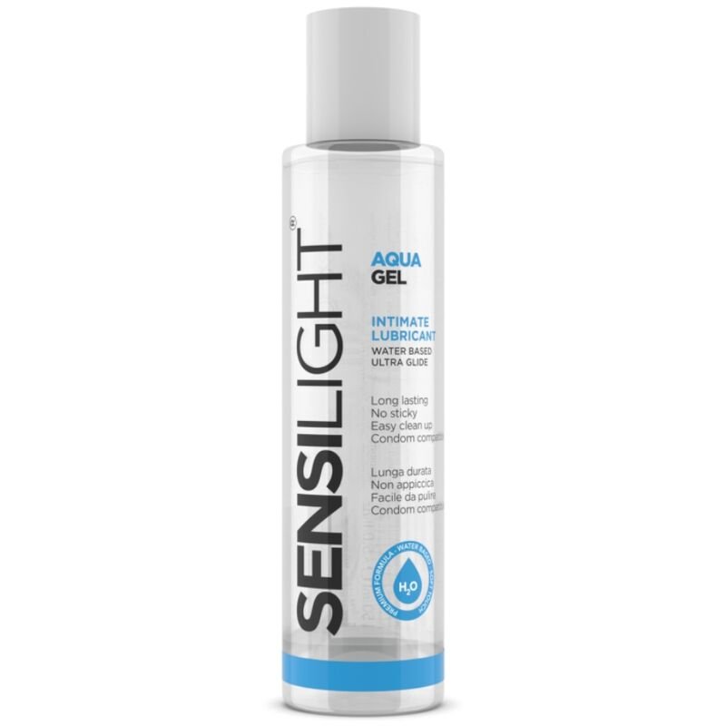 Intimateline - Sensilight water based lubricant aquagel 150 ml - KontjeKietelen.nl