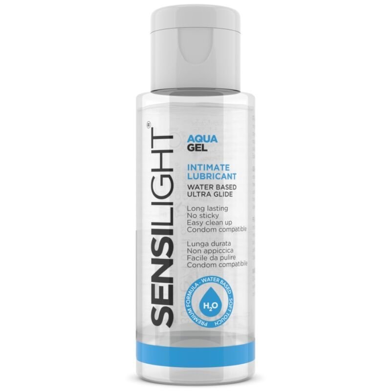 Intimateline - Sensilight water based lubricant aquagel 30 ml - KontjeKietelen.nl