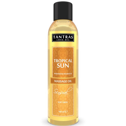 INTIMATELINE - TANTRAS LOVE OIL TROPICAL SUN MASSAGE OIL 150 ML - KontjeKietelen.nl