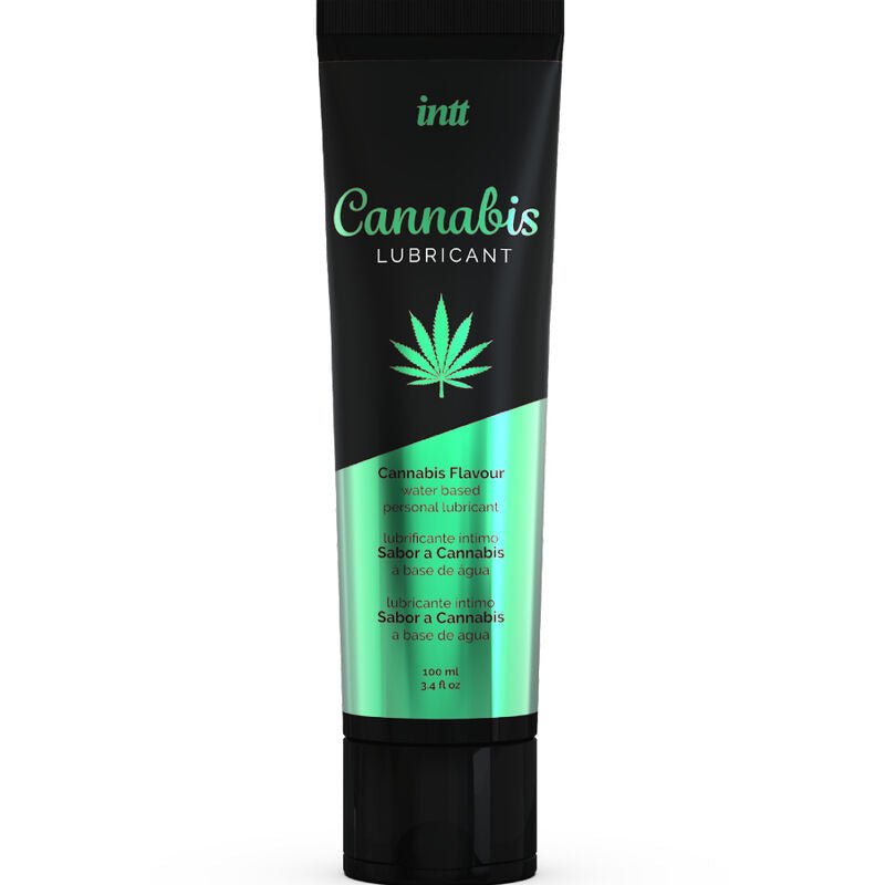 Intt Lubricants - Water-based intiem glijmiddel met cannabis smaak - KontjeKietelen.nl