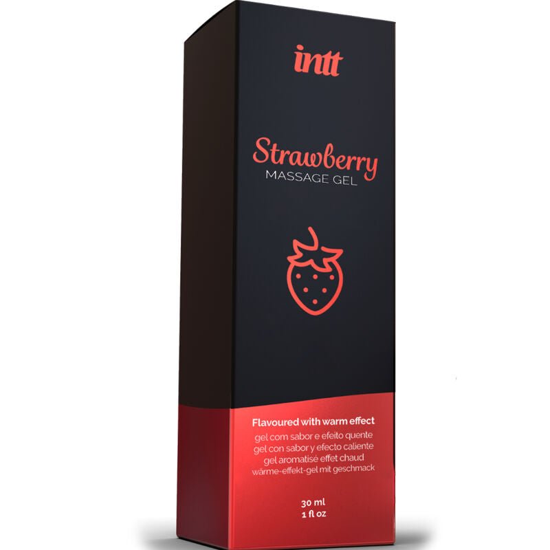 INTT Massage & Oral Sex - Hot Effect Strawberry Flavor Massage Gel - KontjeKietelen.nl