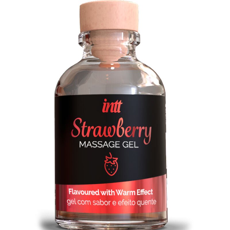 INTT Massage & Oral Sex - Hot Effect Strawberry Flavor Massage Gel - KontjeKietelen.nl