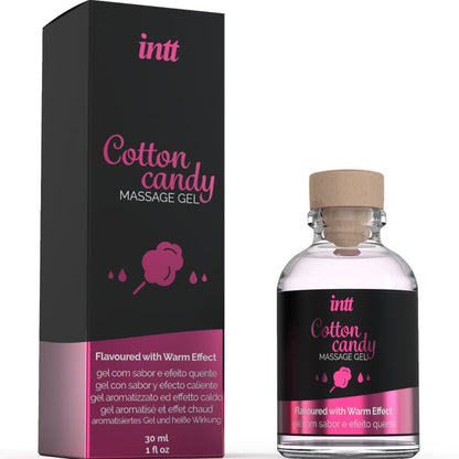 INTT Massage & Oral Sex - Massage Gel met Suikerspin Smaak en Verwarmend Effect - KontjeKietelen.nl