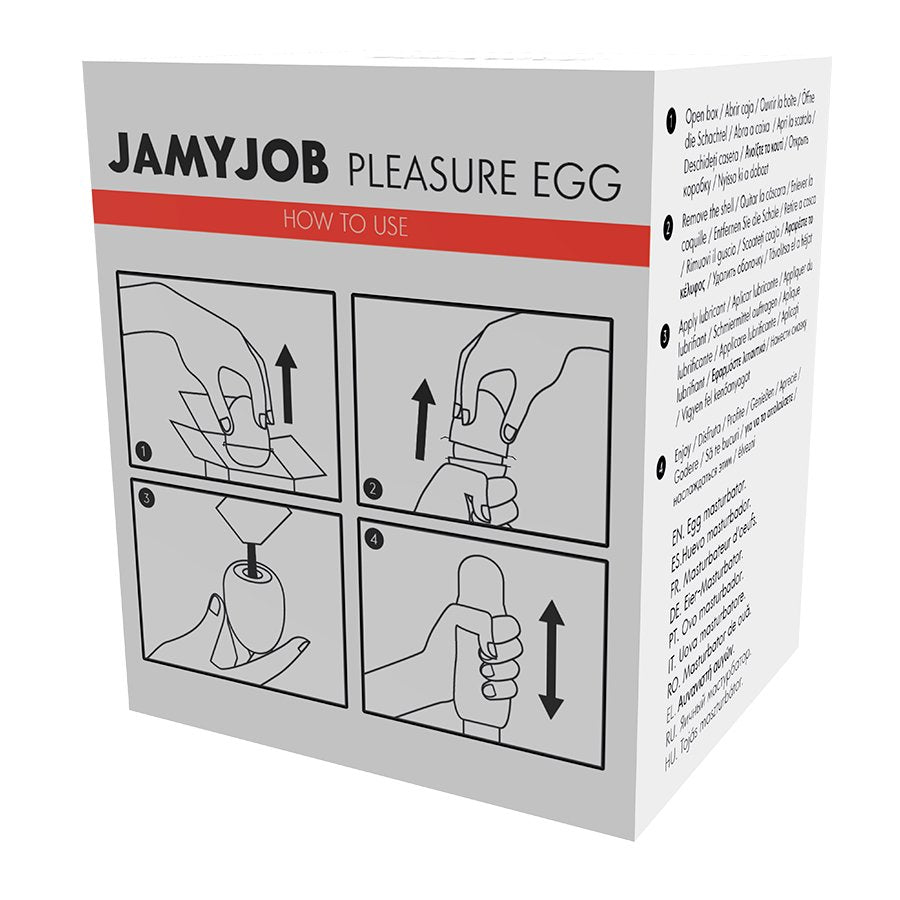 Jammyjob - Egg masturbator Red Edition Discreet - KontjeKietelen.nl