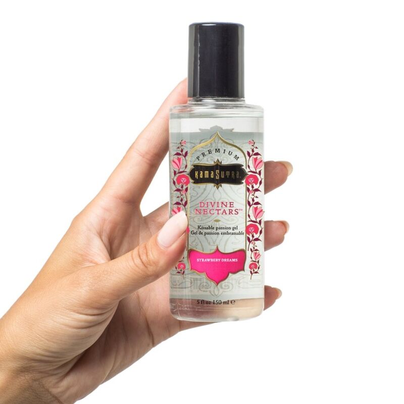 Kamasutra - Divine Nectars Strawberry Dream glijmiddel 150 ml - KontjeKietelen.nl