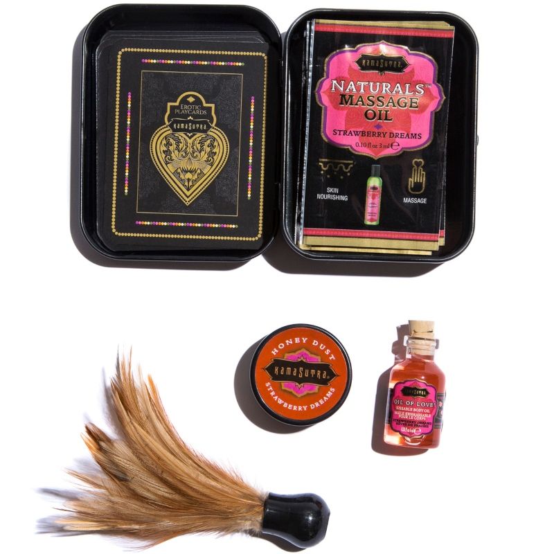 Kamasutra - Weekender Tin Kit Strawberry Dreams Strawberry - KontjeKietelen.nl