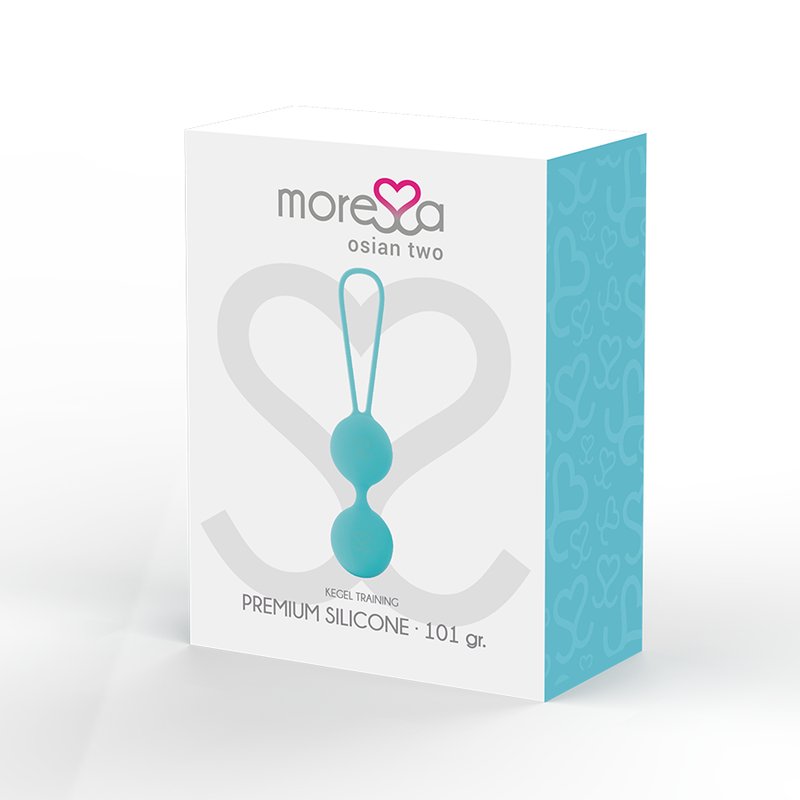 Moressa - Osian Two Premium Turquoise Silicone - KontjeKietelen.nl