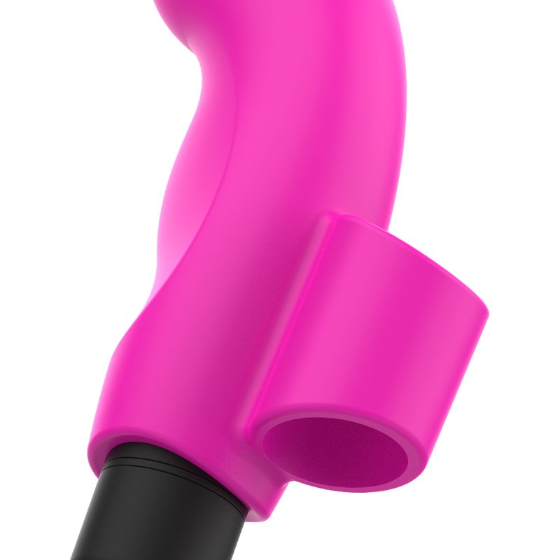 Ohmama - neonroze vingerhoed vibrator Xmas-editie - KontjeKietelen.nl