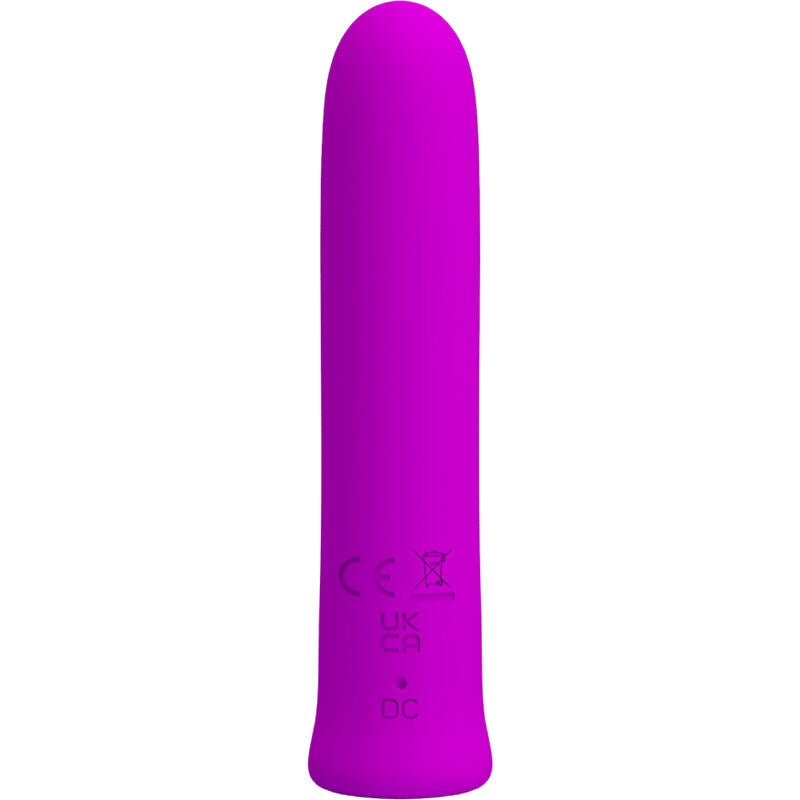 Pretty Love - Curtis Mini Super Power Vibrator 12 Violet Silicone Vibrations - KontjeKietelen.nl