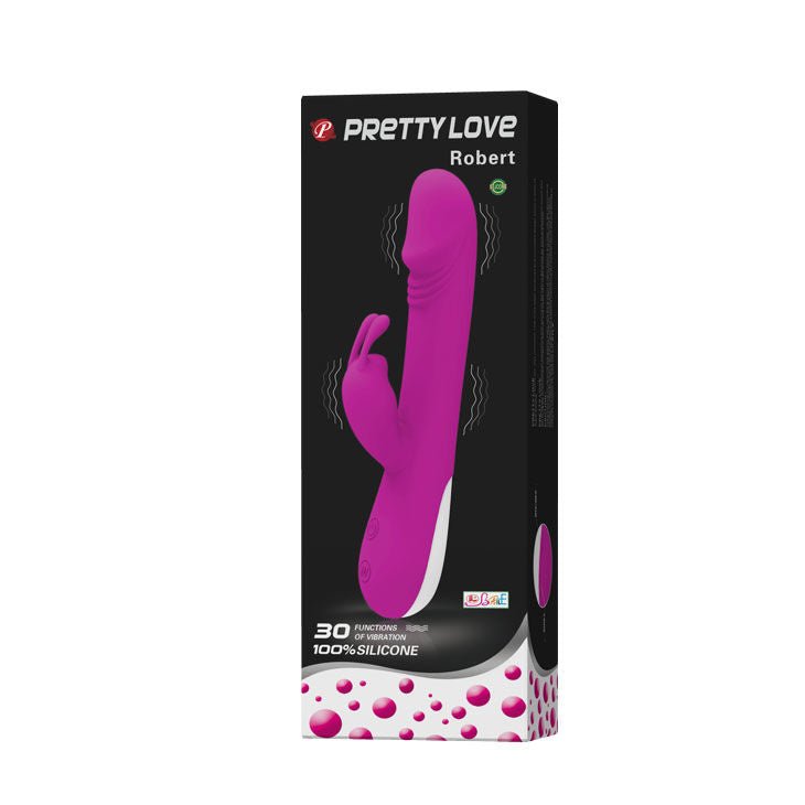 Pretty Love - Flirtation Robert Vibrator met Clitoris Stimulator - KontjeKietelen.nl